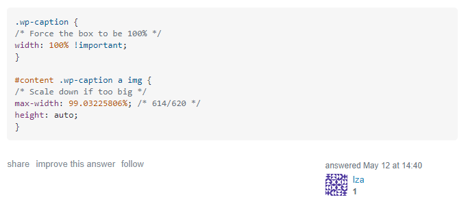 Dica para redimensionar caption de imagens no wordpress